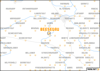 map of Beesedau