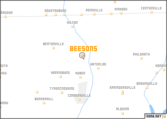 map of Beesons
