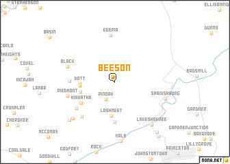 map of Beeson