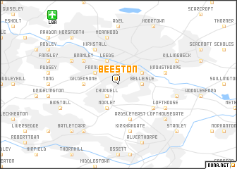 map of Beeston