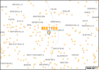 map of Beetree