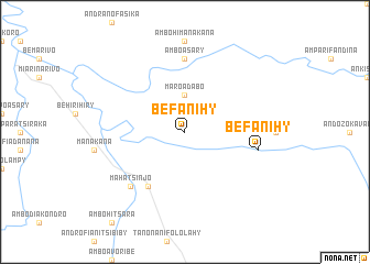 map of Befanihy