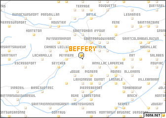 map of Beffery