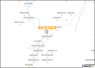 map of Befotaka