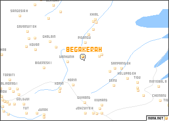 map of Begākerāh