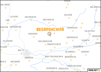 map of Beganshchina