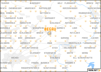 map of Begau