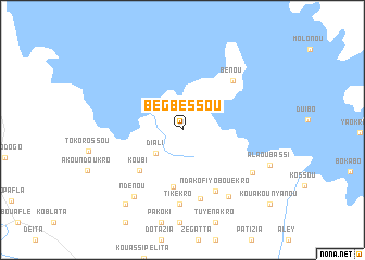 map of Begbessou