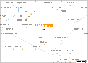 map of Begenyash