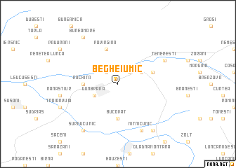 map of Begheiu Mic