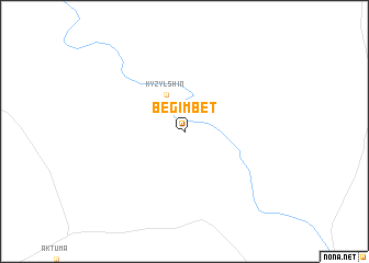map of Begimbet