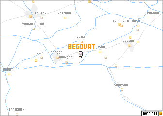 map of Begovat