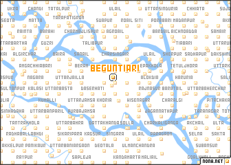 map of Beguntiari