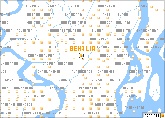 map of Behālia