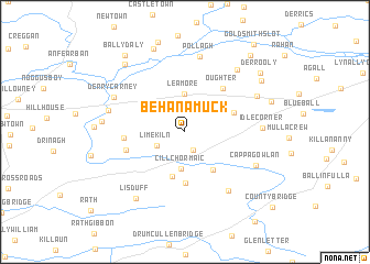 map of Behanamuck