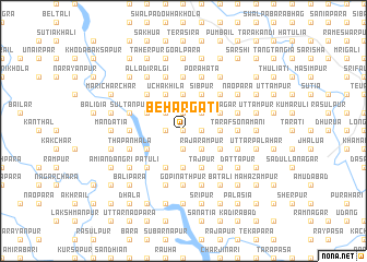 map of Behārgāti
