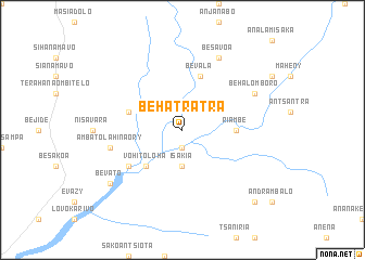 map of Behatratra