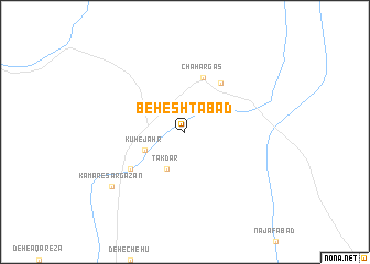 map of Beheshtābād