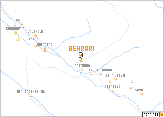 map of Behrārī