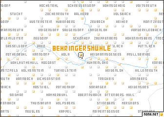 map of Behringersmühle