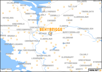 map of Behy Bridge