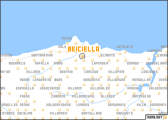 map of Beiciella