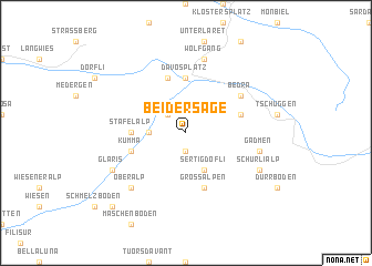 map of Bei der Säge