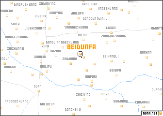 map of Beidunfa