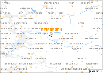 map of Beienbach