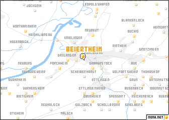 map of Beiertheim