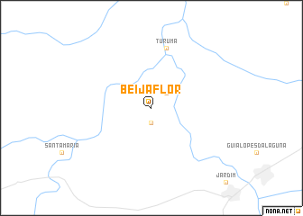 map of Beija-Flor