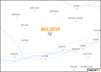 map of Beiliucun