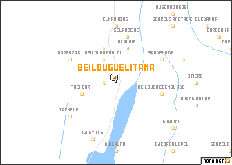 map of Beïlougué Litama