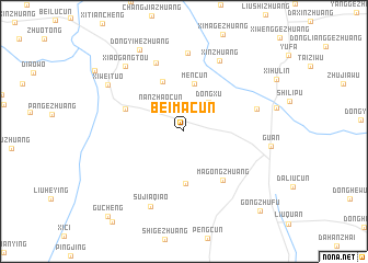 map of Beimacun