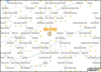 map of Beirão