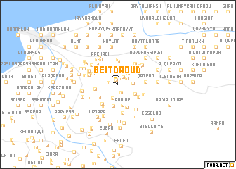 map of Beït Dâoud