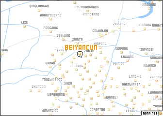 map of Beiyancun