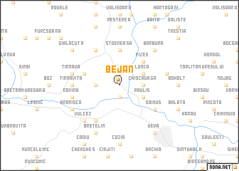 map of Bejan