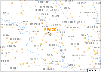 map of Bejar