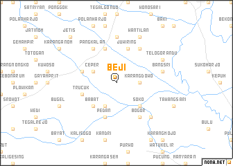 map of Beji