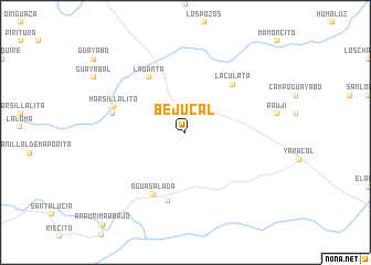 map of Bejucal