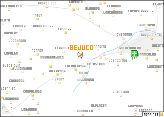 map of Bejuco