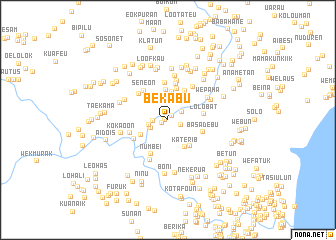 map of Bekabu