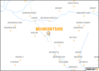 map of Bekako Atsimo