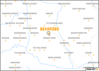 map of Bekarobo