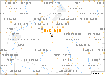 map of Békástó