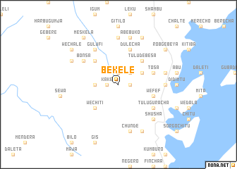 map of Bēkʼelē