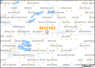 map of Bekenes