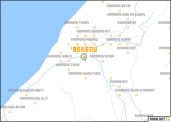 map of Bekenu