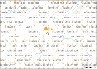 map of Beke
